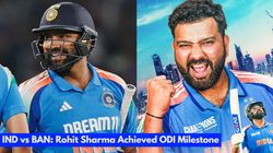 Ind Vs Ban Rohit Sharma Becomes Second Fastest Indian To 11000 Odi Runs Champions Trophy 