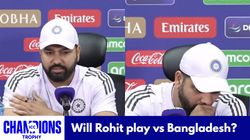 Champions Trophy 2025 Rohit Sharma Visibly Ill During Press Conference Coughs Multiple Times On Ca