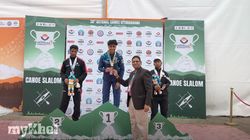 Pradyumn Rathore Reena Gold Slalom 38th National Games 