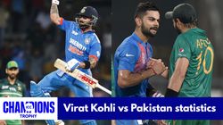 Champions Trophy 2025 Virat Kohli Vs Pakistan Performance History In Odis And Ct