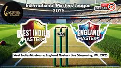 West Indies Masters Vs England Masters Live Streaming Iml 2025 How To Watch International Masters League Live Telecast On Tv And Online