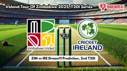Zim Vs Ire Dream11 Prediction 2nd T20i Zimbabwe Vs Ireland Fantasy Xi Captain And Vice Captain Choices