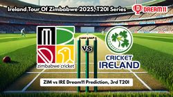 Zim Vs Ire Dream11 Prediction 3rd T20i Zimbabwe Vs Ireland Fantasy Xi Captain Vice Captain Choices