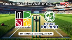 Zim Vs Ire Live Streaming 3rd T20i How To Watch Zimbabwe Vs Ireland Live Telecast On Tv Online
