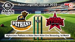 Asian Legends League 2025 Live Streaming How To Watch Afghanistan Pathans Vs Asian Stars Asian Live