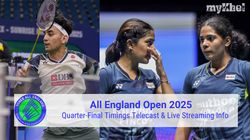 All England Open 2025 Quarter Final Live Streaming How To Watch Lakshya Sen Treesa Gayatri Matches