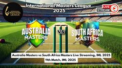 Australia Masters Vs South Africa Masters Live Streaming Iml 2025 How To Watch International Maste
