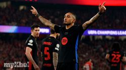 Benfica 0 1 Barcelona Raphinha Szczesny Win 