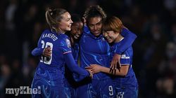 Catarina Macario Excited Four Game Challenge Against Manchester City 