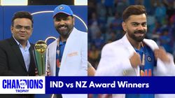 India Vs New Zealand Final Award Ceremony Live Updates Champions Trophy 2025 Man Of The Series Man