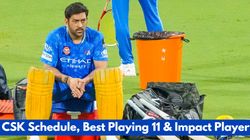 Csk Schedule For Ipl 2025 Chennai Super Kings Fixture Squad Predicted Playing 11 Impact Player O