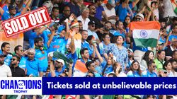 Champions Trophy 2025 Final India Vs New Zealand Tickets Sold Out Worth Rs 20 5 Crore