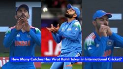 Ind Vs Aus Virat Kohli Becomes Indias Catching King Surpasses Rahul Dravids Record In International Cricket