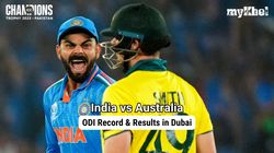 Ind Vs Aus Champions Trophy 2025 India Australia Odi Record Results In Dubai Stadium