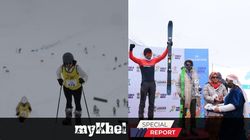 Khelo India Winter Games 2025 Tenzin Dolma Mother Of 18 Year Old Girl Shines On Challenging Day 