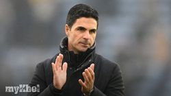 Mikel Arteta 200th League Game Against Manchester United 