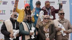 Khelo India Winter Games 2025 Day 1 Menka Gunjiyal Mehrajuddin Khan Clinch Gold Slalom Snowboarding