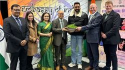 Abhishek Bachchan Welcomed In Dublin With Enthusiasm Promotes Etpl Visits Indian Embassy In Ireland