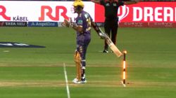 Ipl 2025 Sunil Narine Hit Wicket Sparks Controversy During Kkr Vs Rcb But Why Wasnt It Given Out