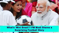 Pm Modi Says What Mini Brazil In Madhya Pradesh Where Football Runs In The Blood Not Just Legs