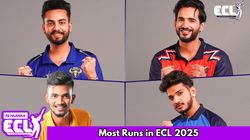 Most Runs In Ecl 2025 Who Is The Entertainers Cricket League Season 2 Orange Cap Holder
