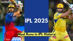 Most Runs In Ipl History From 2008 To Ipl 2025 Featuring Virat Kohli Ms Dhoni And More