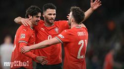 Portugal 5 2 Denmark Nations League Quarter Finals 