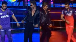 Kkr Vs Rcb Virat Kohli Rinku Singh Join The Dance Floor With Srk Move With Bollywood Tunes Watc