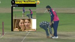 Ipl 2025 Did Riyan Parag Really Pay Rs 10000 For Fan Foot Touching Stunt Fans Troll Parag