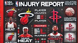 Houston Rockets Vs Miami Heat Injury Updates Game Details Key Absences