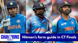 Rohit Sharma In Champions Trophy Finals Will Hitman Overcome Past Finals Woes In Dubai Showdown