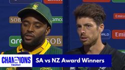Champions Trophy 2025 Sa Vs Nz Semifinal Award Winners Man Of The Match Post Match Presentation