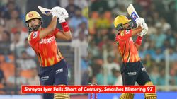 Ipl 2025 Shreyas Iyer Misses Out On A Century But Inspires Punjab Kings To Record Total