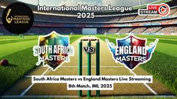 South Africa Masters Vs England Masters Live Streaming Iml 2025 How To Watch International Masters League Live Telecast On Tv And Online