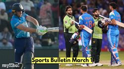 Sports Bulletin Of March 1 Jos Buttler Quits Captaincy India Pakistan Set For Another Meet More