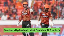 Srh Vs Rr Ipl 2025 Ishan Kishan Travis Head Sunrisers Hyderabad Most 4s In T