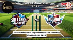 Sri Lanka Masters Vs England Masters Live Streaming Iml 2025 How To Watch International Masters Le