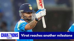 Champions Trophy 2025 Virat Kohli Becomes Only 2nd Cricketer To Reach 8000 Runs In Odi Chases