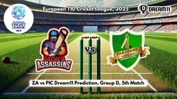 Za Vs Pic Dream11 Prediction European T10 Cricket League Zagreb Assassins Vs Pak I Care Fantasy Xi Group D 5th Match