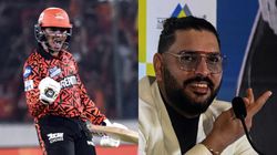 Srh Vs Pbks Ipl 2025 Wah Sharma Ji Ke Bete Yuvraj Singh Reacts After Abhishek Record Breaking Night