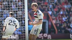 Bournemouth 1 1 Manchester United Hojlund Late Strike 