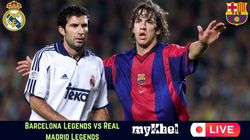 Barcelona Legends Vs Real Madrid Legends Live Score El Clasico Fcb Rma Live Updates From Navi Mumbai