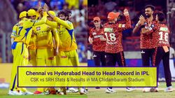 Csk Vs Srh Head To Head Record Stats Results In Ma Chidambaram Stadium Chennai Ahead Of Ipl 