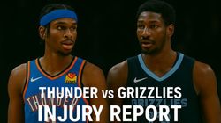 Thunder Vs Grizzlies Injury Updates Nba 24 25 Game Details Key Absences Impact
