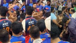 Ipl 2025 Female Fan Fight Video Goes Viral Watch Her Land Some Heavy Blows