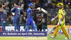 Ipl Bulletin For April 5 Lsg Edge Mumbai Indians In High Scoring Contest To Ms Dhoni Likely To Lead