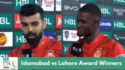 Psl 2025 Islamabad United Vs Lahore Qalandars Man Of The Match Award Winners Post Match Presentat