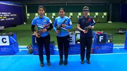 Issf World Cup 2025 Lima Suruchi Manu Gold Silver In 10m Air Pistol Saurabh Chaudhary Wins Bronze