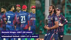 Karachi Kings Vs Islamabad United Shadab Khan Guides Islamabad To 6 Wicket Victory Over Karachi Kin