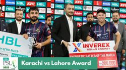Psl 2025 Karachi Kings Vs Peshawar Zalmi Man Of The Match Award Winners Post Match Presentation C